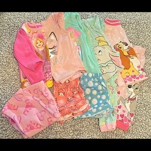 5 baby girl pajama 12 m